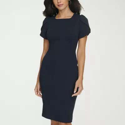 Marc New York Womens Short Sleeve Sheath Dress Product Image