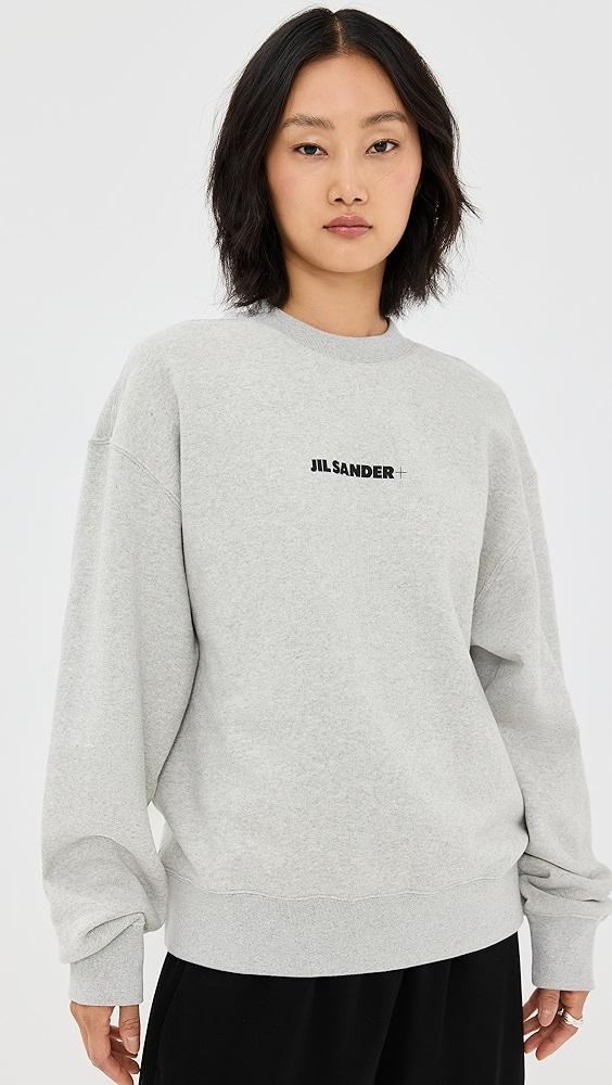 Jil Sander Long Sleeve Logo Sweatshirt | Shopbop Product Image