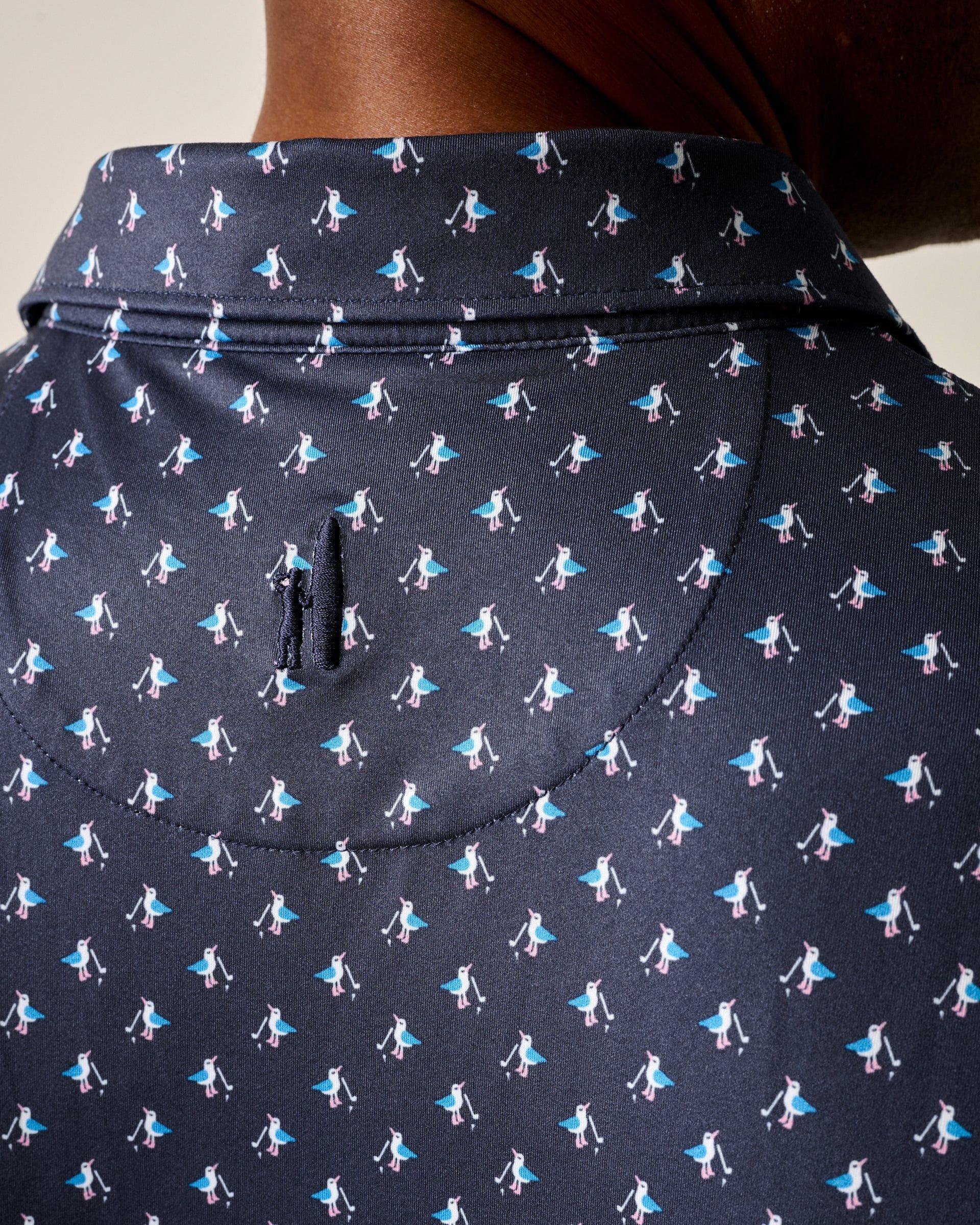 Performance Featherweight Polo - For the Birdies Print Male Product Image