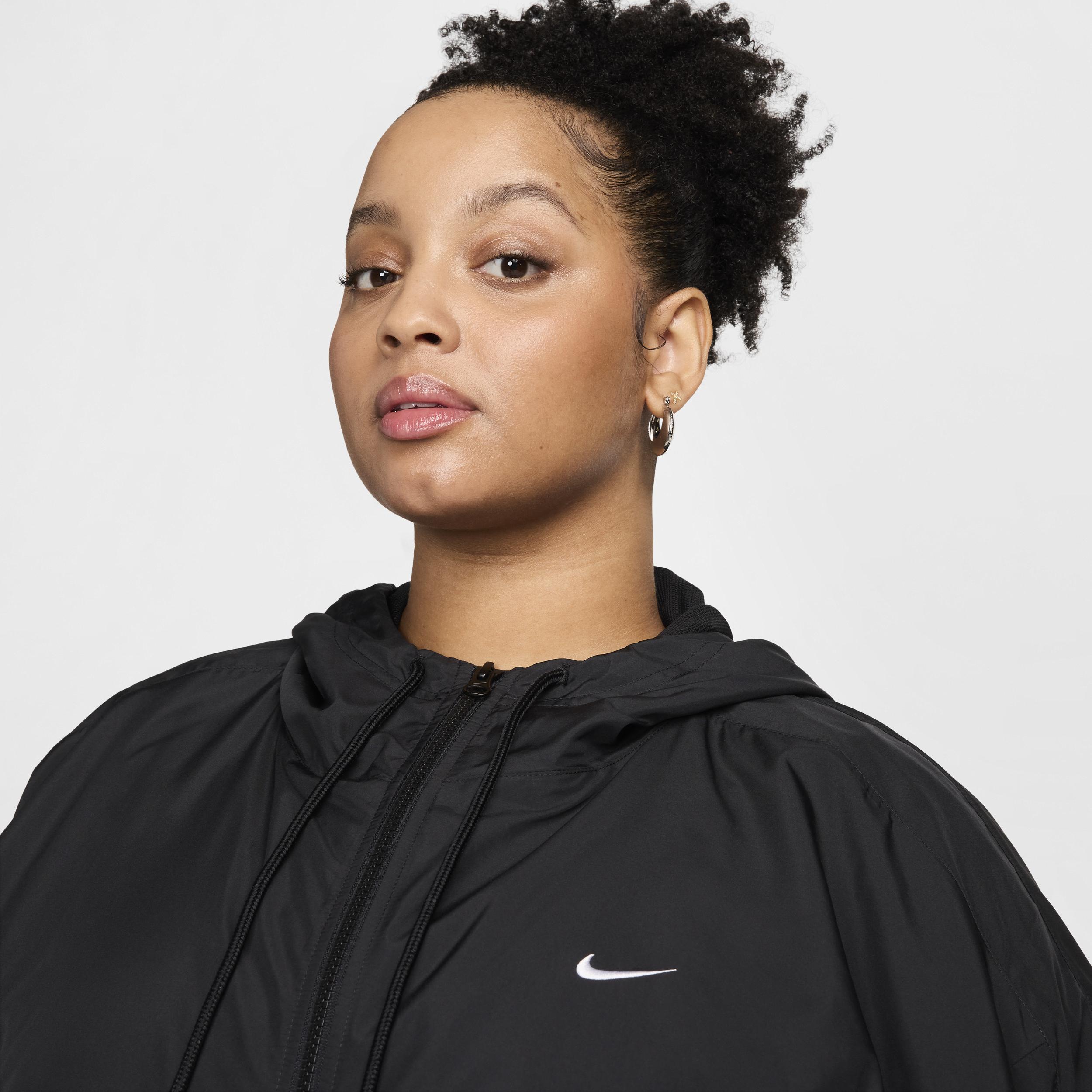 Women's Nike Sportswear Classic Wovens Loose UV Hooded Jacket (Plus Size) Product Image