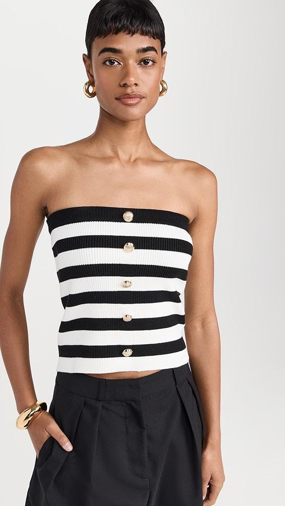 endless rose Striped Strapless Top | Shopbop Product Image