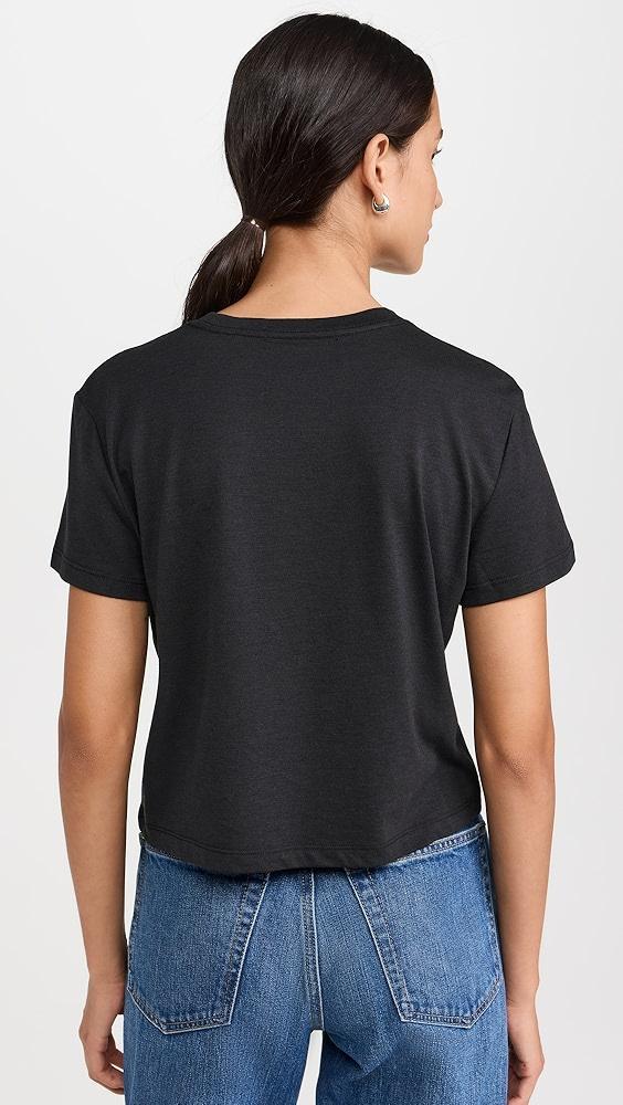 Favorite Daughter Favorite Daughter Cropped Collegiate Tee | Shopbop Product Image