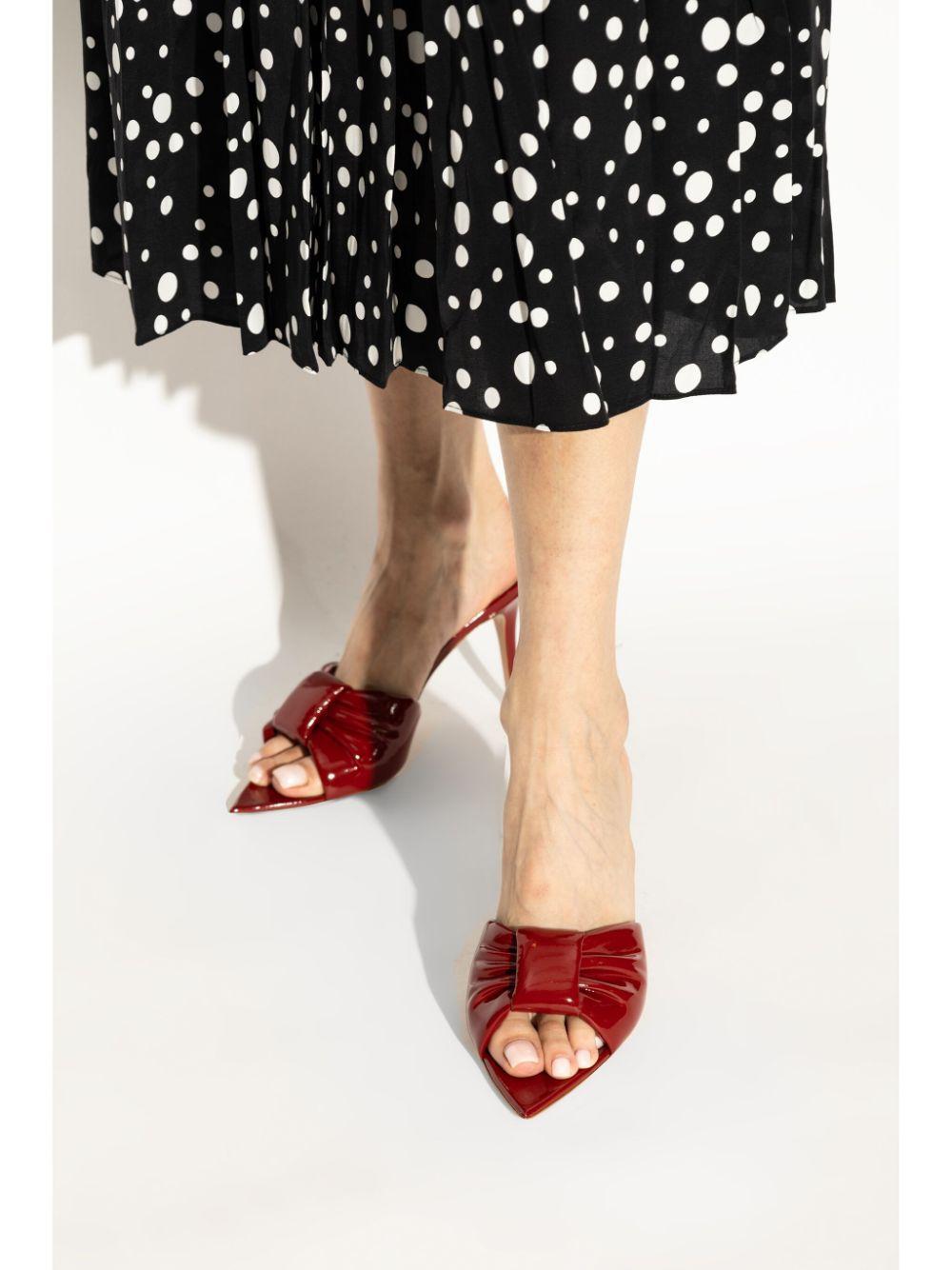 GIANVITO ROSSI Mule In Red Product Image