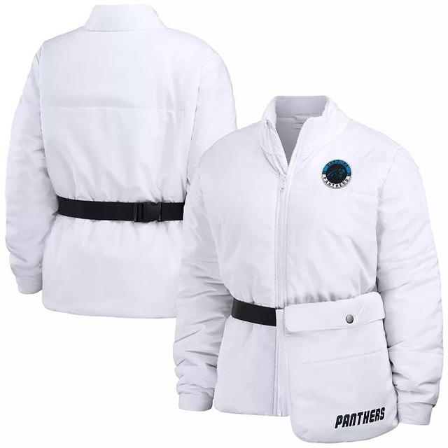 Womens Wear by Erin Andrews White Jacksonville Jaguars Packaway Full-Zip Puffer Jacket Product Image