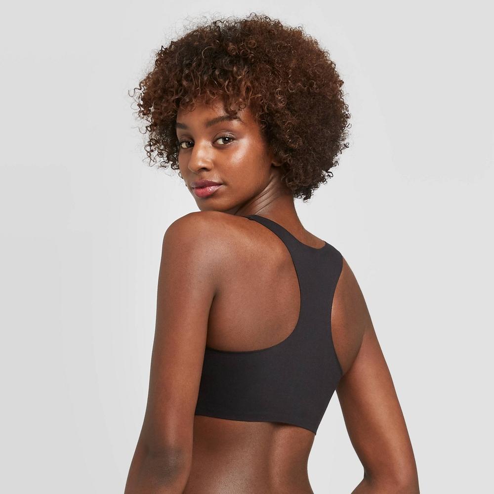 Womens So Soft Unlined Racerback Bralette - Auden Black XS Product Image