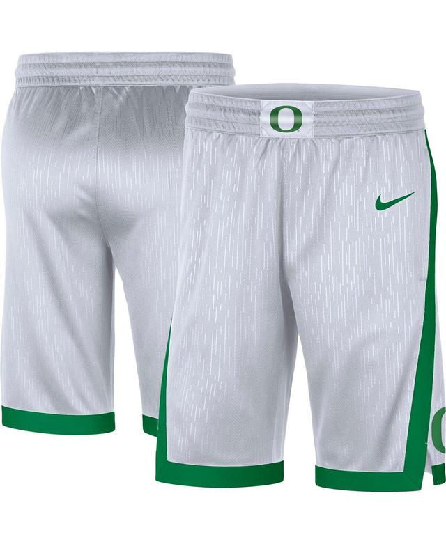 Mens Nike White Oregon Ducks Replica Performance Shorts Product Image