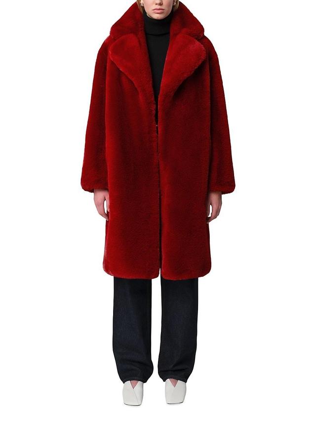 Womens Steffi Faux Fur Coat Product Image