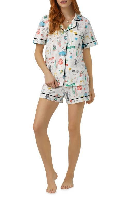 Bedhead PJs Short Sleeve Shorty Set (Just Married) Women's Pajama Sets Product Image