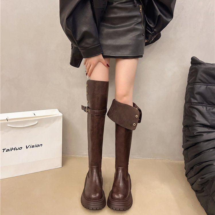 Platform Plain Tall Boots product image