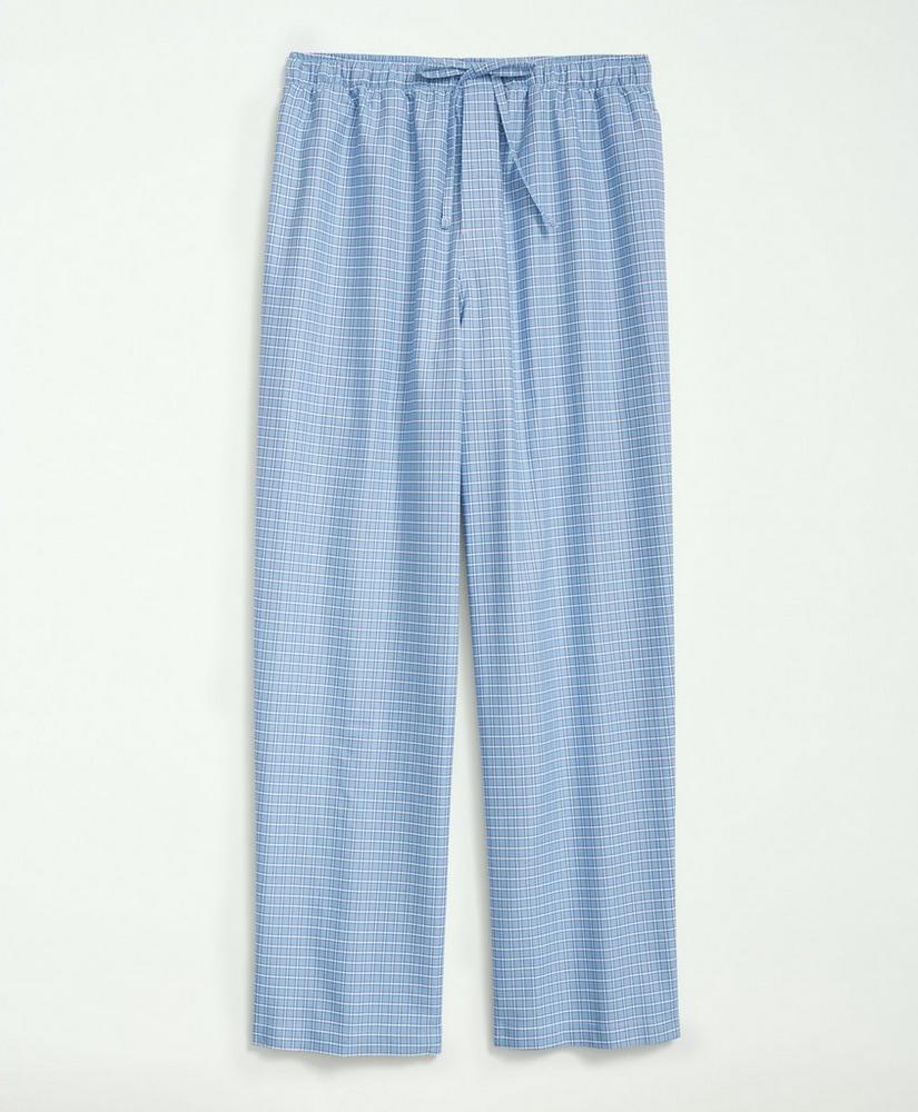 Cotton Oxford Windowpane Lounge Pants Product Image