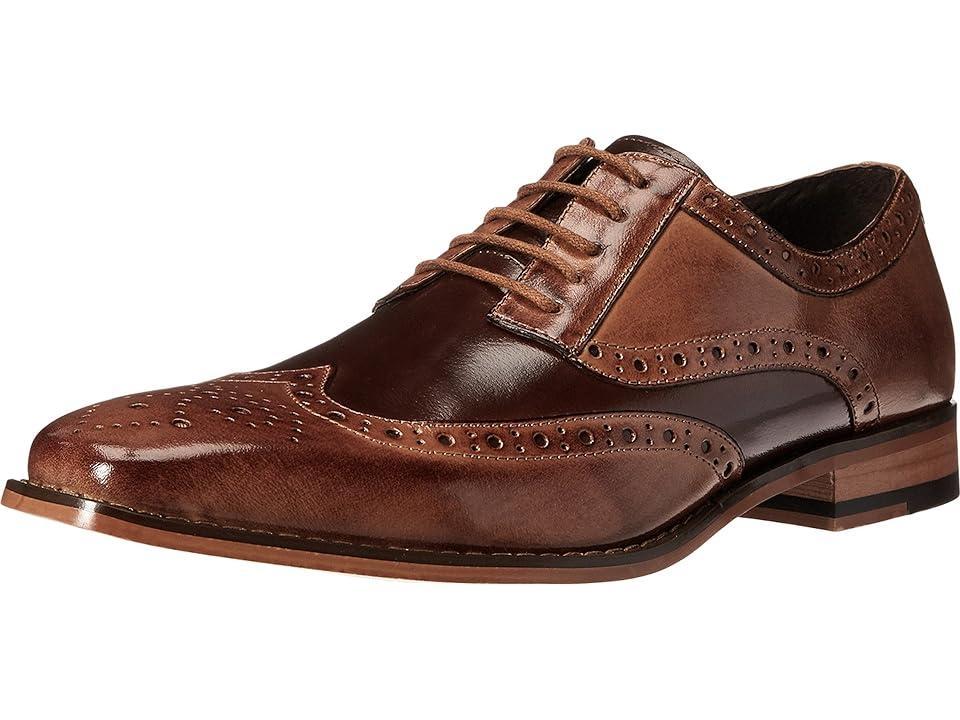 Stacy Adams Tinsley Wingtip Oxford Brown) Men's Lace up casual Shoes Product Image