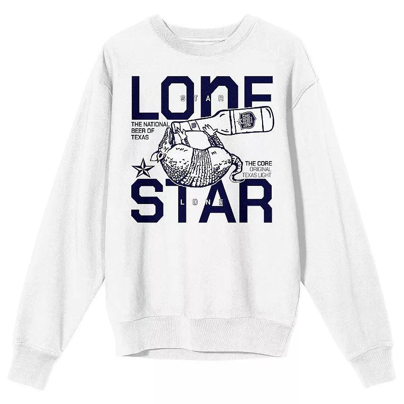 Mens Lone Star Armadillo Drink Crew Neck Sweatshirt Product Image