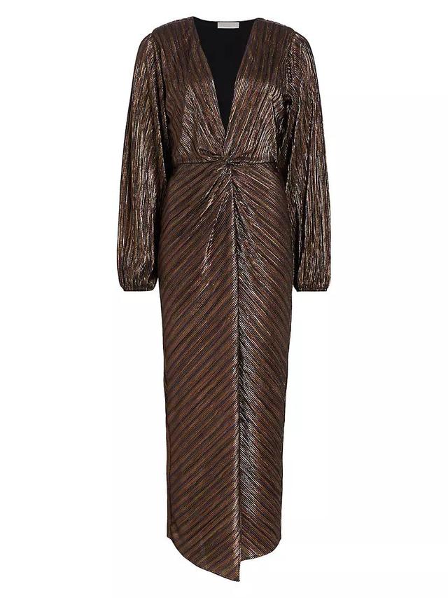 Sutton Metallic Maxi Dress Product Image