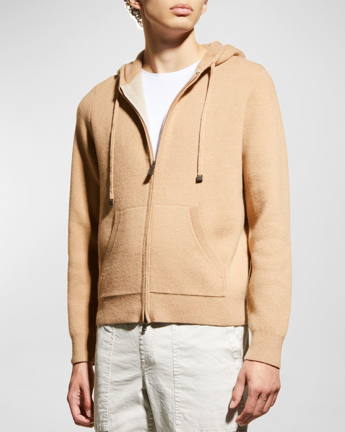 Mens Columbus Full-Zip Cashmere Hoodie Product Image