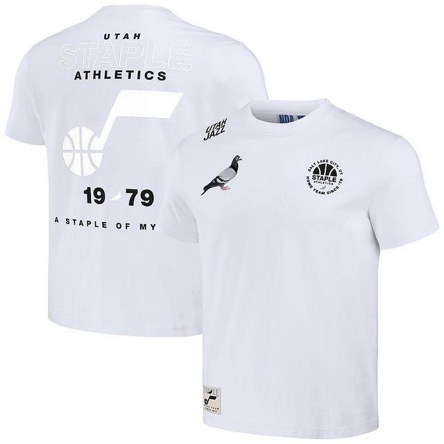 Mens NBA x Staple White Utah Jazz Home Team T-Shirt Product Image