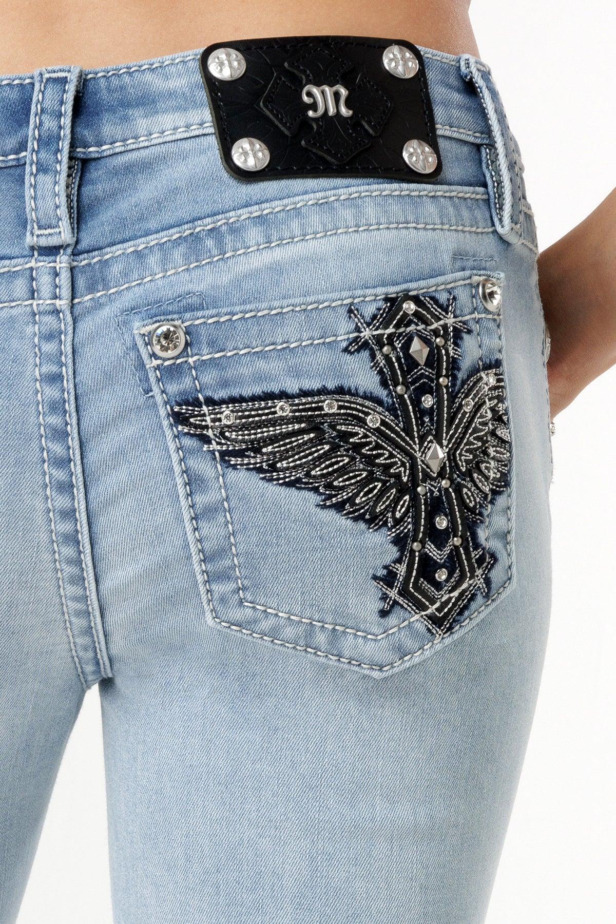 Ethereal Wings Bootcut Jeans Product Image