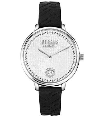 Versus Versace Womens Two-Hand Quartz La Villette Silver-Tone Stainless Steel Bracelet 36mm Product Image