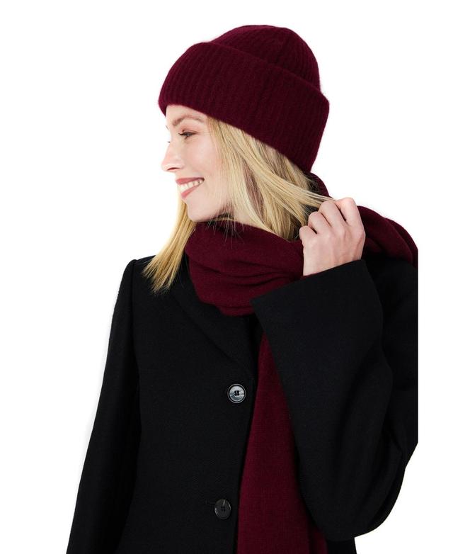 Style Republic 100% Pure Cashmere Chunky Knit Womens Beanie Product Image