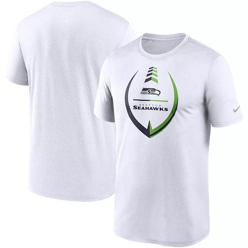 Mens Nike White Seattle Seahawks Icon Legend Performance T-shirt Product Image