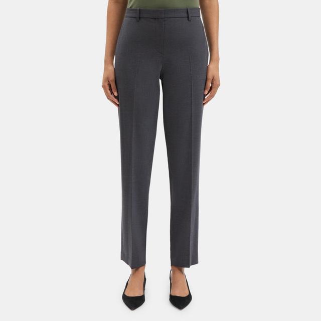 Stretch Wool Full Length Pant | Theory Outlet Product Image