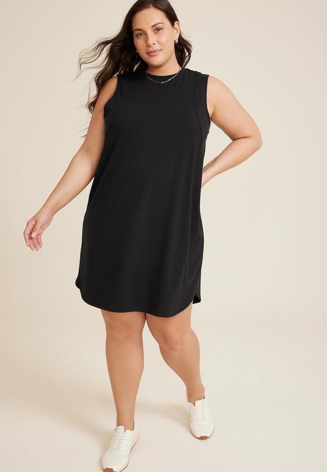 Maurices Plus Size Womens 24/7 Sleeveless Tee Dress Size 0X Product Image