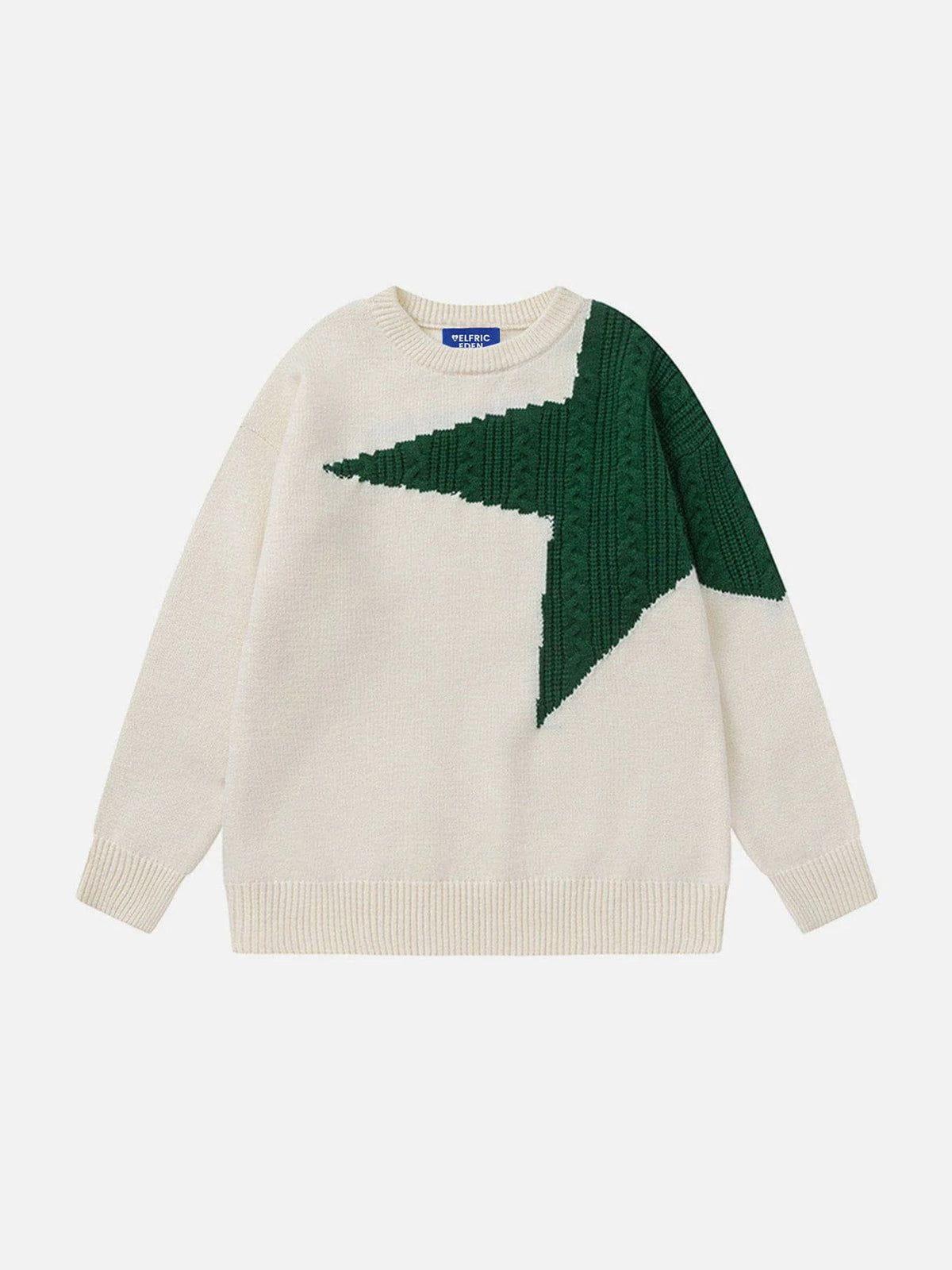 Aelfric Eden Star Patchwork Sweater Product Image