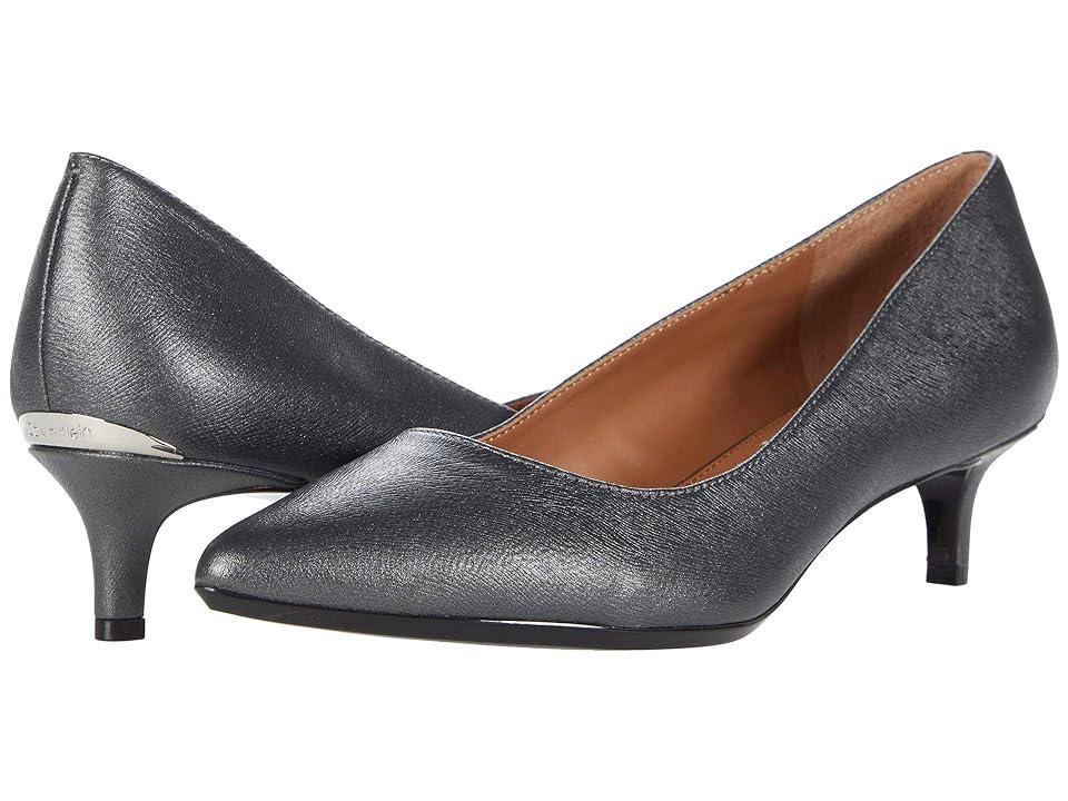 Calvin Klein Gabrianna Pump Leather) Women's 1-2 inch heel Shoes Product Image