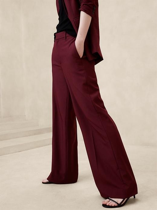 Sculpted Wide-Leg Trouser Product Image