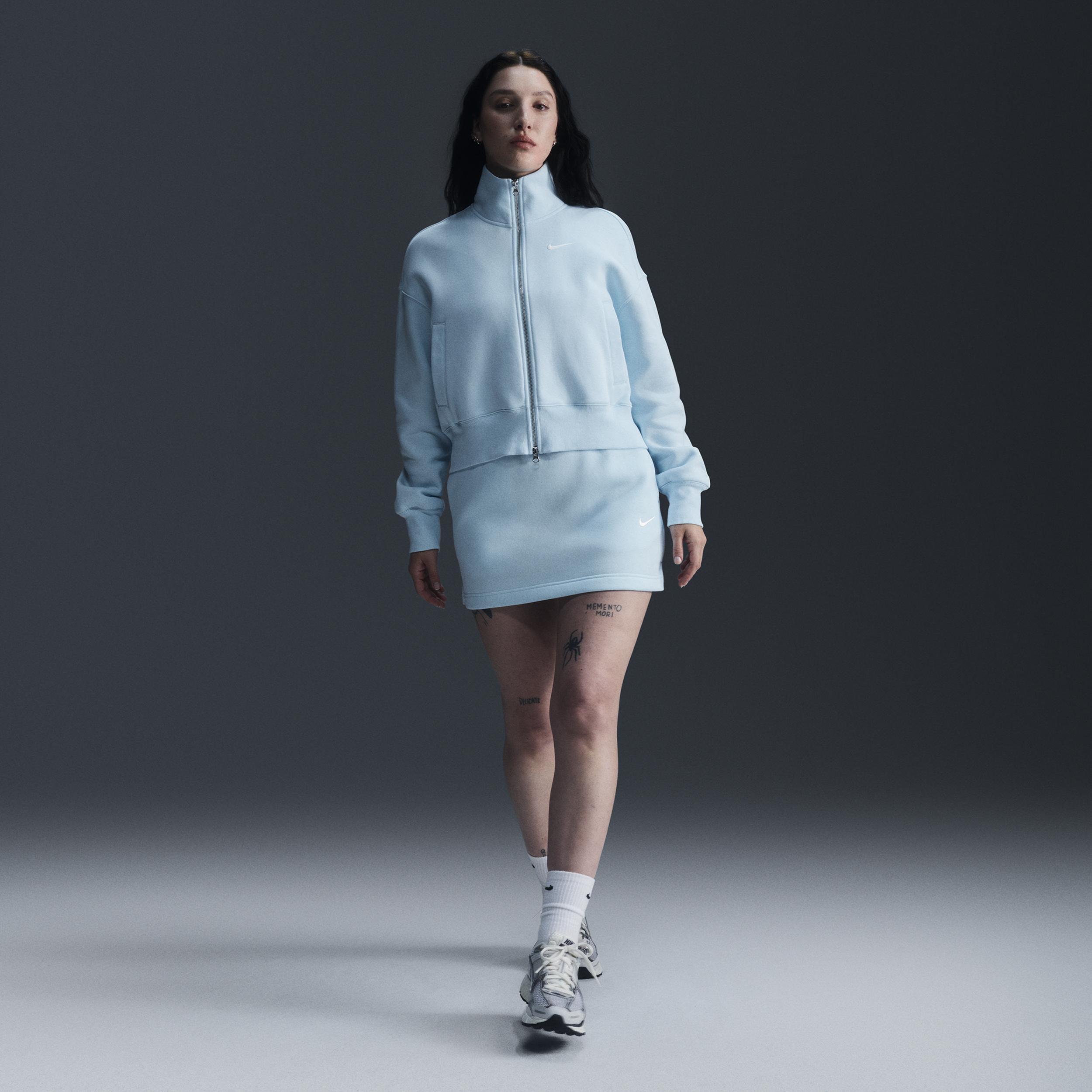 Womens Nike Sportswear Phoenix Fleece Slim Mini Skirt Product Image