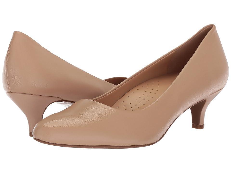 Trotters Kiera (Nude Soft Leather) Women's 1-2 inch heel Shoes Product Image