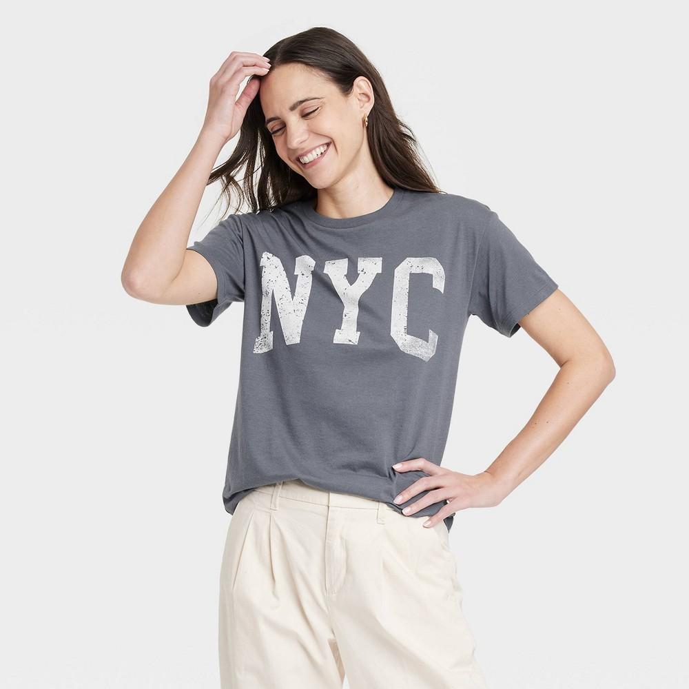 Womens NYC Short Sleeve Graphic T-Shirt product image