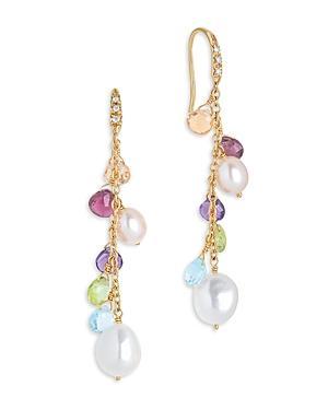 Marco Bicego Paradise Diamond & Mixed Semiprecious Stone Drop Earrings Product Image