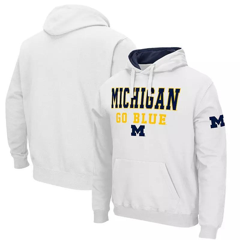 Mens Colosseum Michigan Wolverines Sunrise Pullover Hoodie Product Image