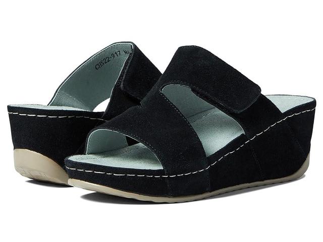 David Tate Laurel (Black Suede) Women's Shoes Product Image