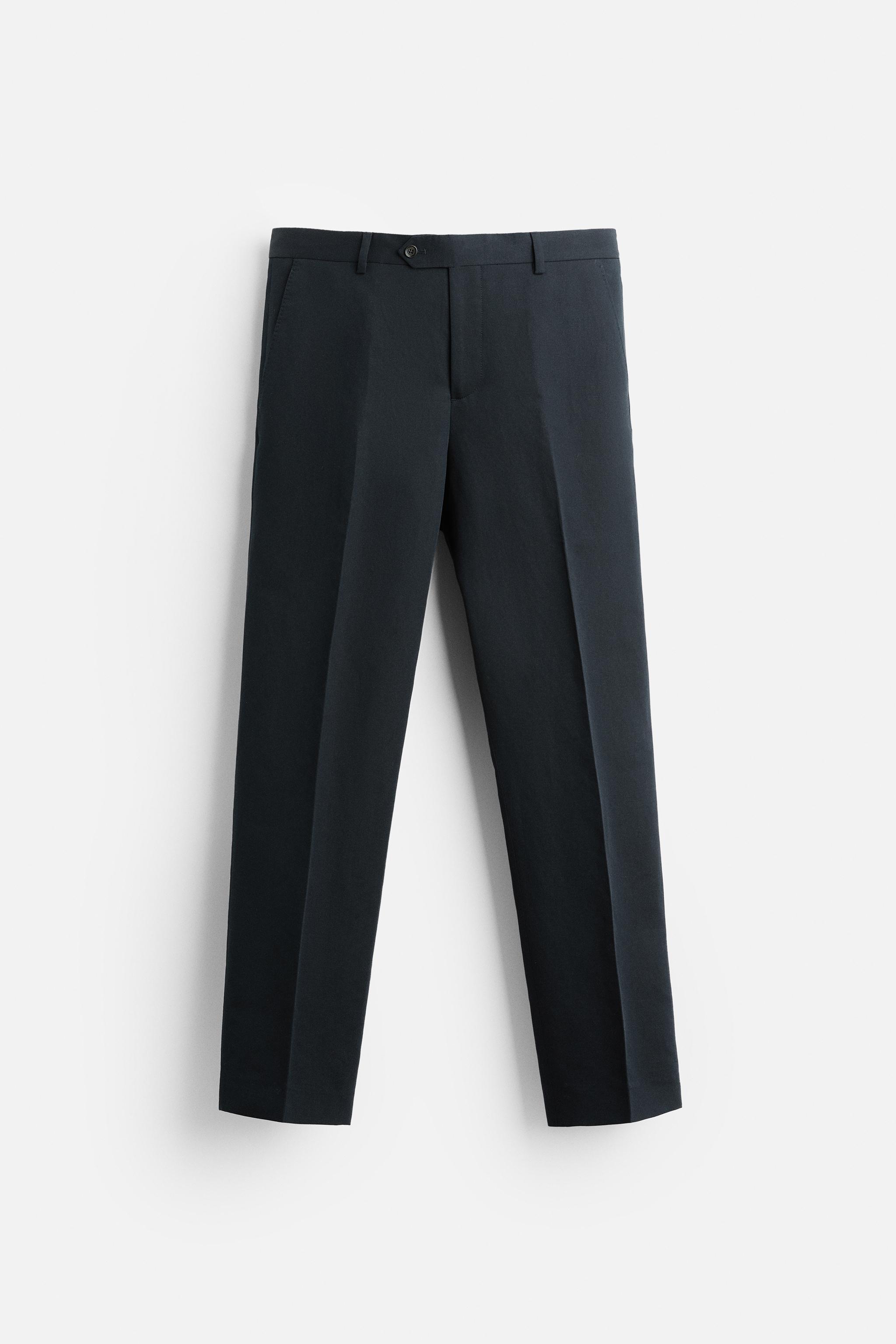 LINEN - COTTON BLEND SUIT PANTS Product Image