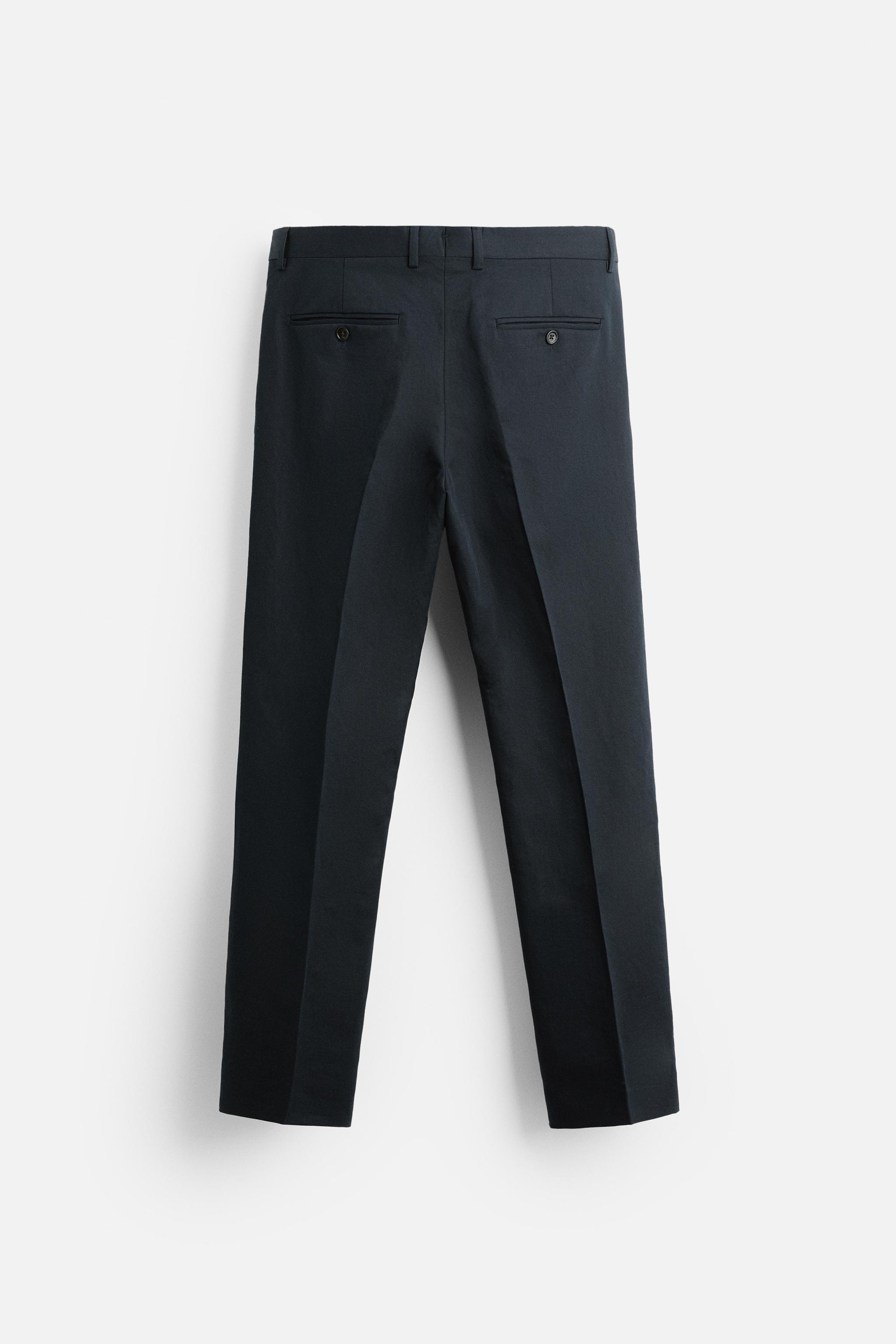 LINEN - COTTON BLEND SUIT PANTS Product Image