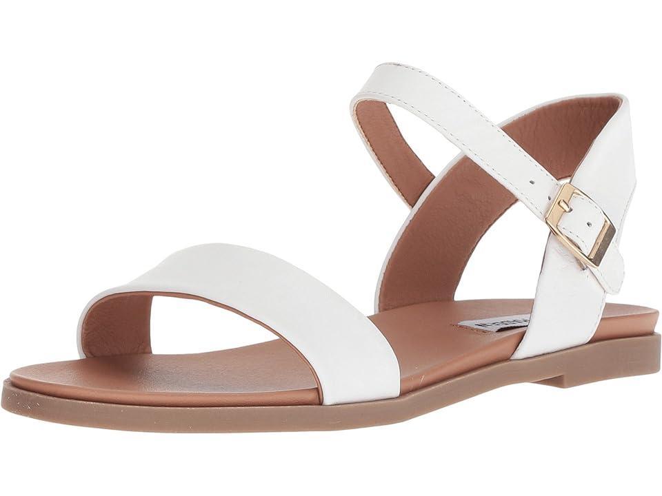 Steve Madden Dina Flat Sandals Leather) Women's Sandals Product Image