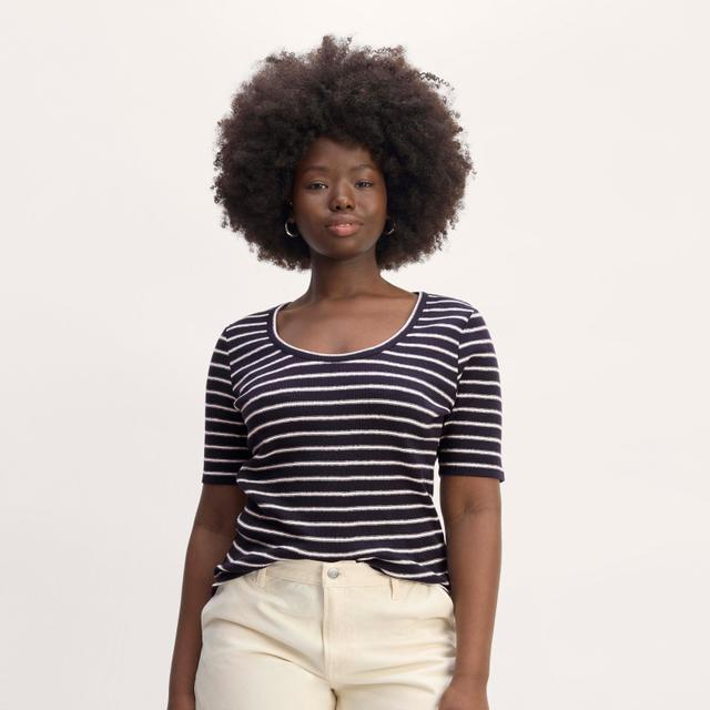 Womens Vintage Rib Scoop-Neck Top T-Shirt by Everlane Product Image