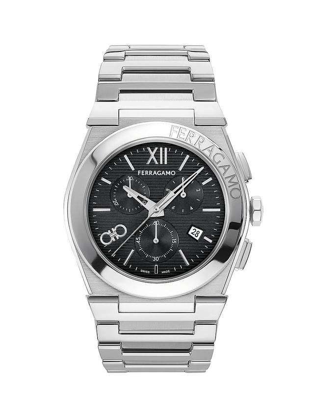 Mens Vega Chrono Bracelet Watch, 42mm Product Image