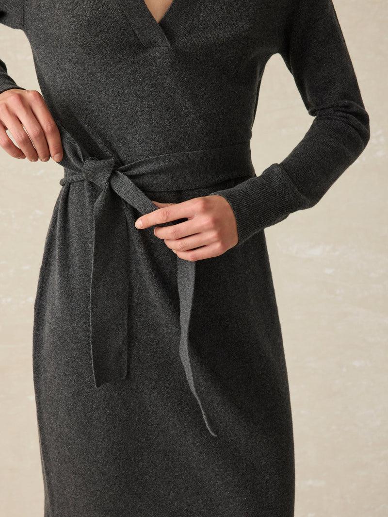 Jackson Sweater Dress - Medium Grey Heather Product Image