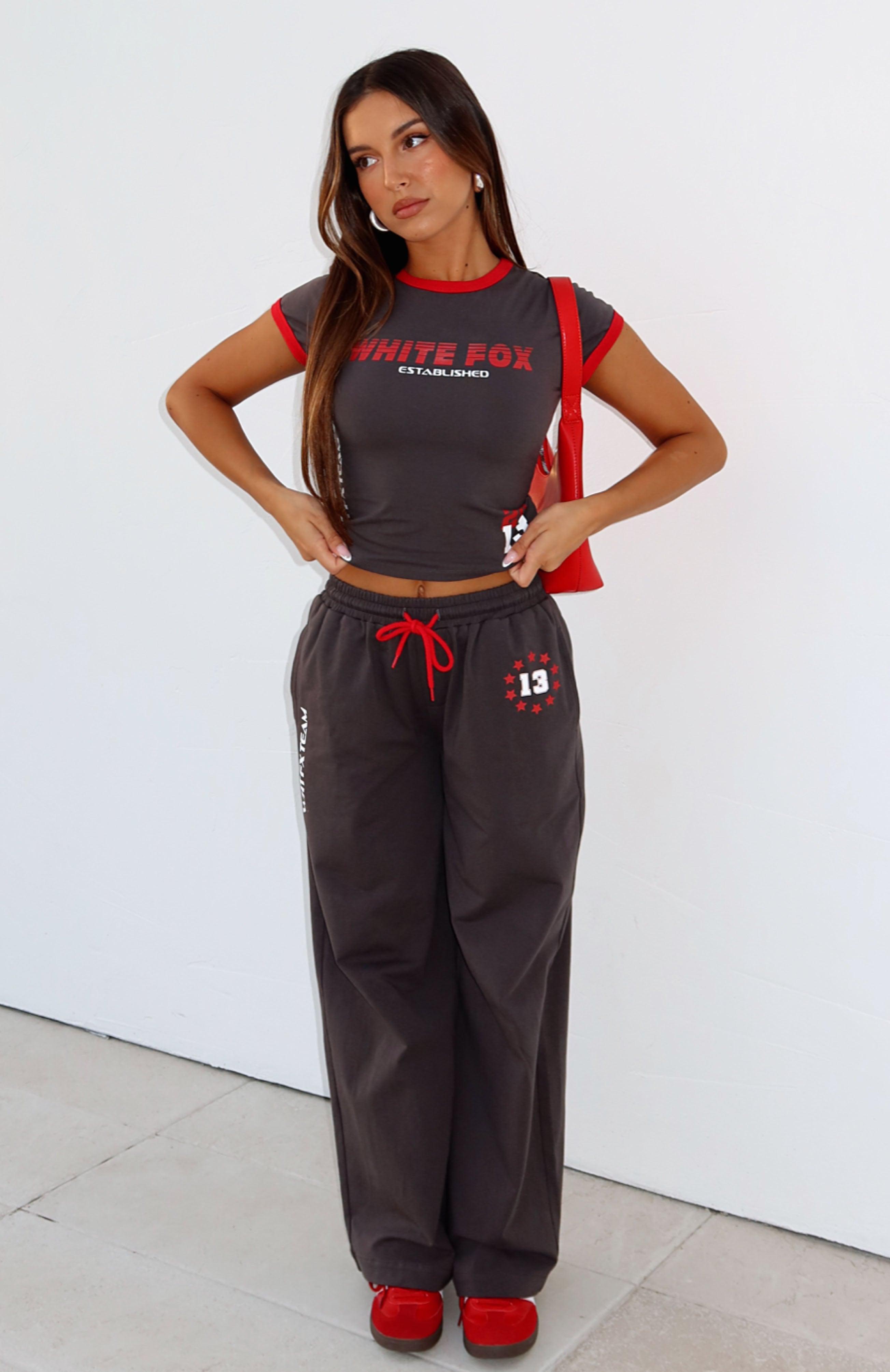 Full Schedule Track Pants Charcoal Product Image