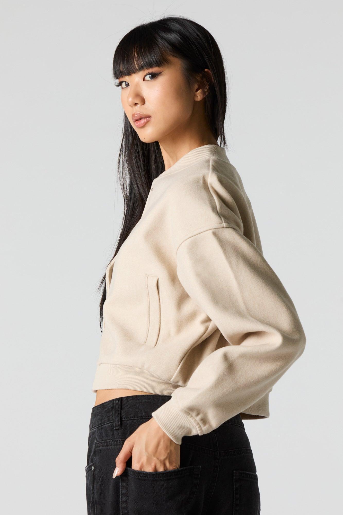 Wool Bomber Jacket Female Product Image