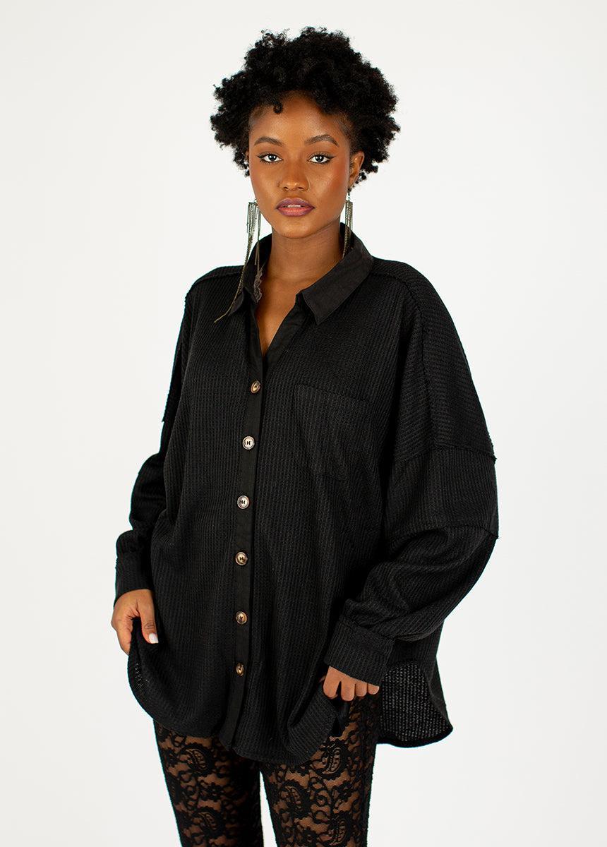 Sebrina Top in Black Product Image