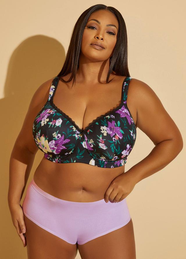 Plus Size Cotton Blend Briefs Ashley Stewart Product Image