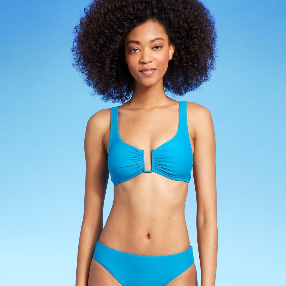 Womens U-Wire Bralette Bikini Top - Shade & Shore Blue Product Image