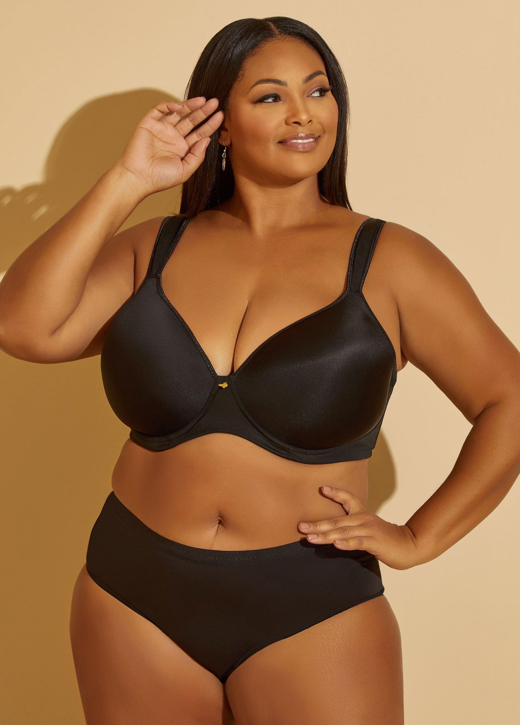 Plus Size Cotton Blend Briefs Ashley Stewart Product Image