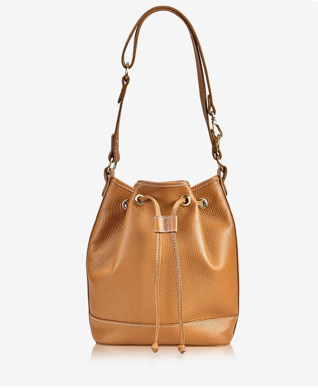 Womens Cassie Leather Bucket Bag Product Image