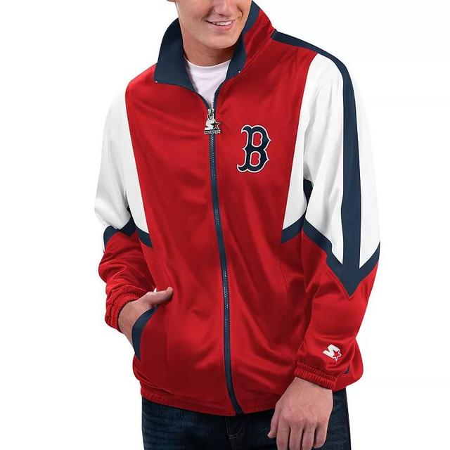 Mens Starter Boston Sox Lead Runner Full-Zip Jacket Product Image