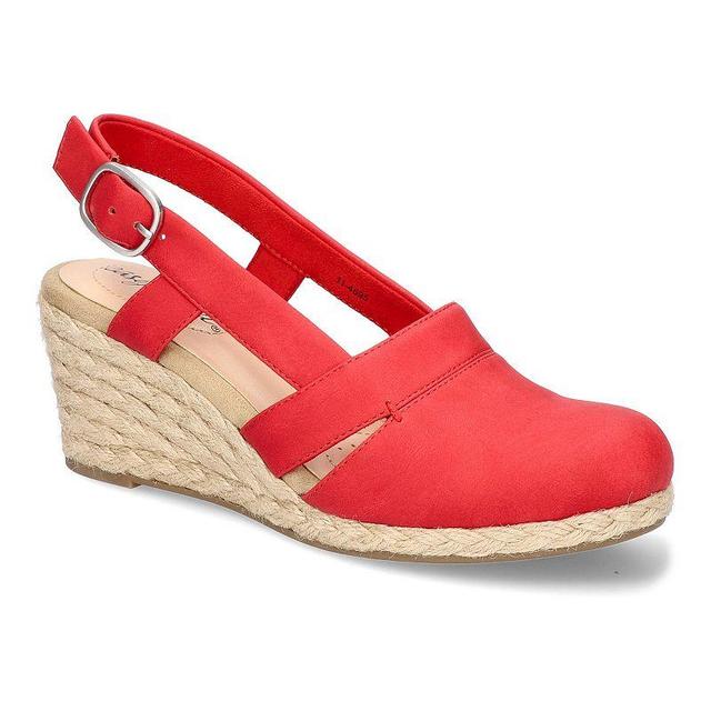 Easy Street Womens Stargaze Espadrille Slingback Wedges Product Image