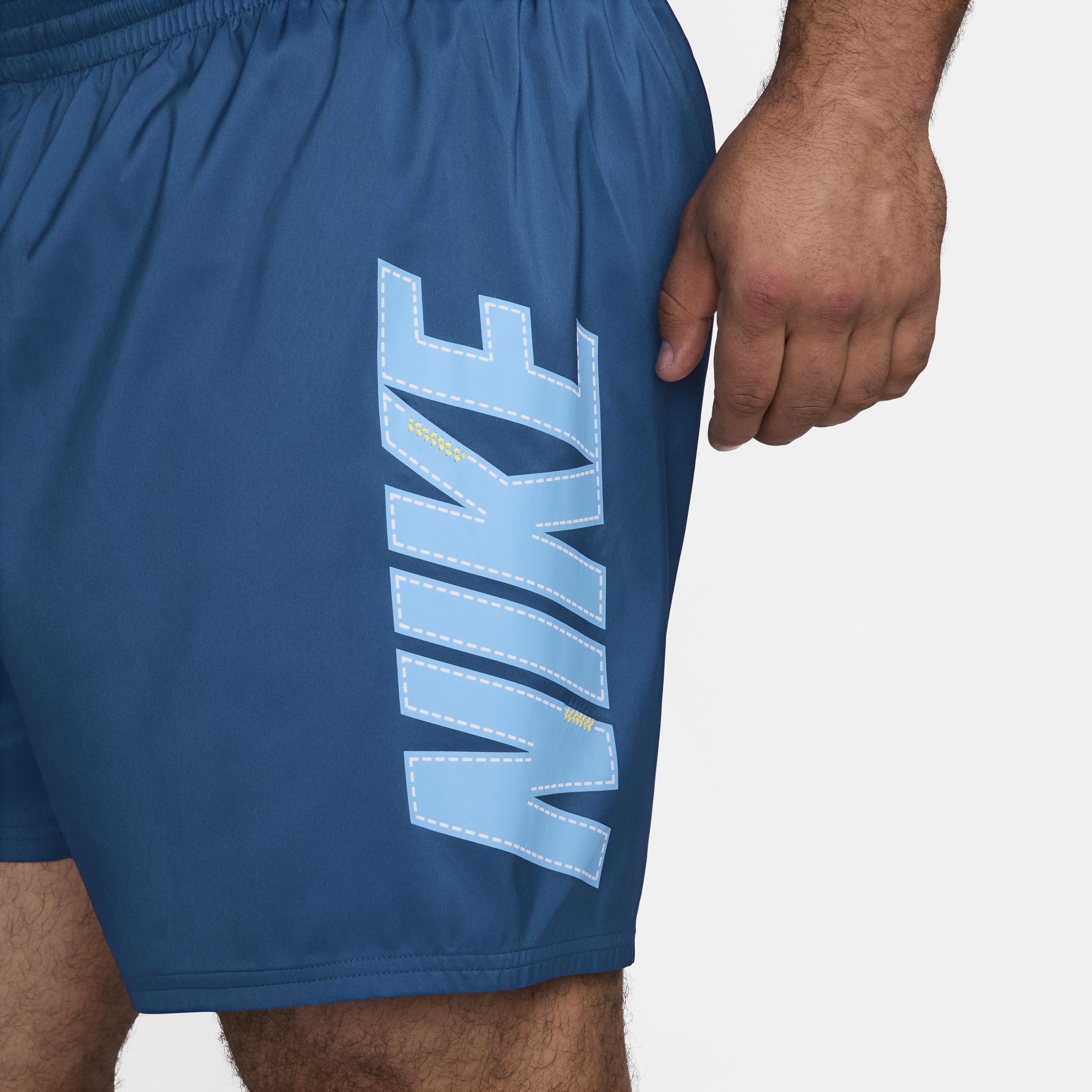 Nike Men's Swim Big Block 9" Volley Shorts (Extended Size) Product Image